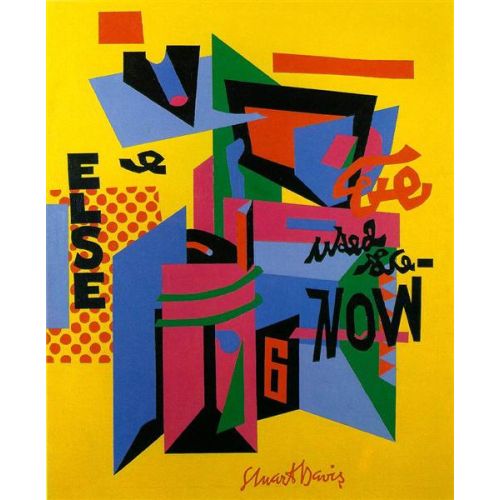 Stuart Davis Owh! In San Pao Cubist Painting