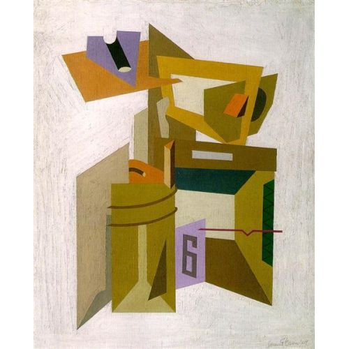 Stuart Davis Percolator Cubist Painting