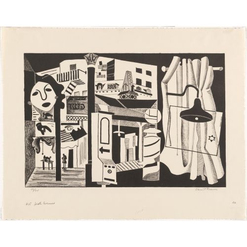 Stuart Davis, Altıncı Cadde El Stuart Davis, Altıncı Cadde El