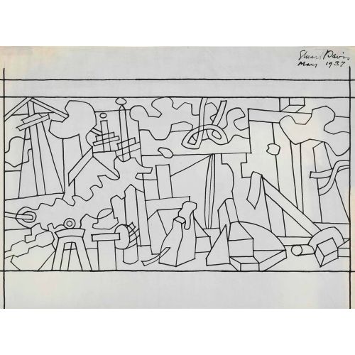 Stuart Davis, Swing Landscape II