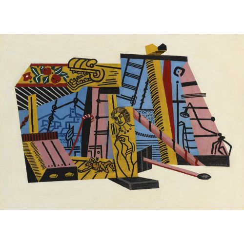 Stuart Davis, American Waterfront, Analogical Emblem