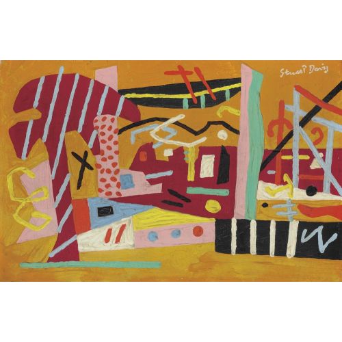 Stuart Davis, Autumn Landscape Stuart Davis, Autumn Landscape