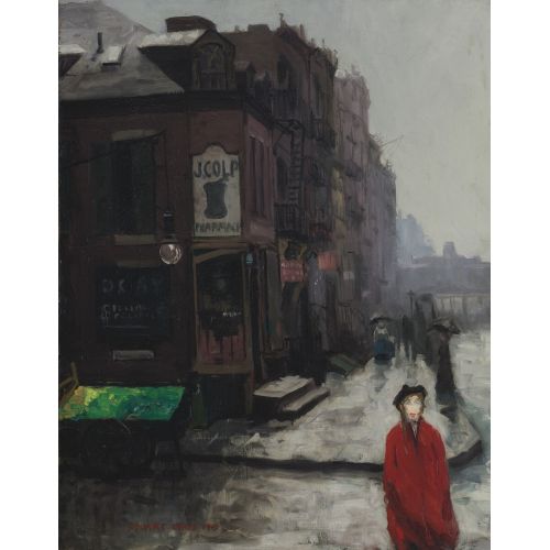 Stuart Davis, Bleecker Street Modernism Art Movements Canvas, Drawing Paper Prints, Reproduction Oil Painting and High Resolution