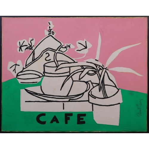 Stuart Davis, Cafe Plant Still Life Stuart Davis, Cafe Plant Still Life