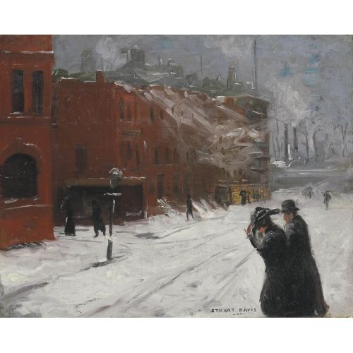 Stuart Davis, City Snow Scene Stuart Davis, City Snow Scene