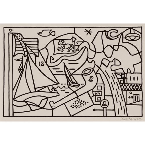 Stuart Davis, Men Without Women II Stuart Davis, Men Without Women II
