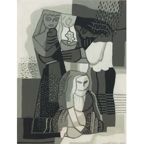 Stuart Davis, Mexican Girls Stuart Davis, Mexican Girls