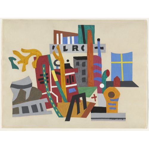 Stuart Davis, New York Waterfront II
