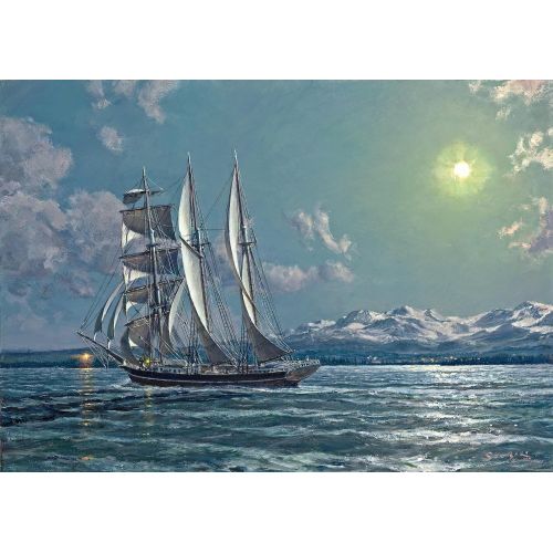 Sailing Ship, Yatch Realism Sailing Ship, Yatch Realism Art Movements Sailing Ship, Yatch - An Artistic Examination The subject of this work is a majestic