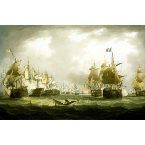 Trafalgar Savaşı 1805, Thomas Buttersworth Trafalgar Savaşı 1805, Thomas Buttersworth