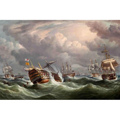 Trafalgar Sonrası İspanyol Amiral Gemisi Trafalgar Sonrası İspanyol Amiral Gemisi