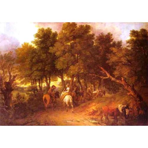 Thomas Gainsborough Pesants Returning From Market Oil Paintings