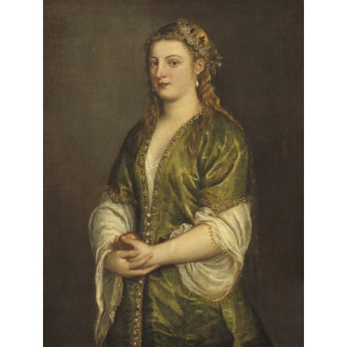 Titian, Bir Elma Tutan Kadın Titian, Bir Elma Tutan Kadın