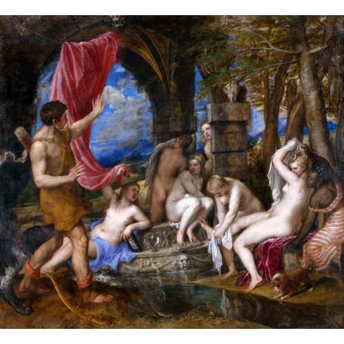 Titian, Diana And Actaeon Titian, Diana And Actaeon