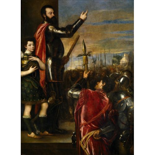Titian, Alfonso Di'avalos Birliklerine Hitap Ediyor