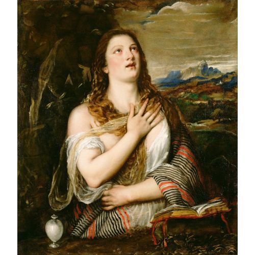 Titian, İtalyan Penitent Magdalene Titian, İtalyan Penitent Magdalene