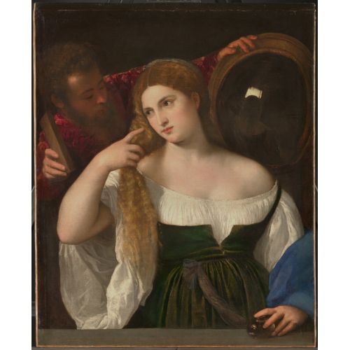 Titian, Portrait D'une Femme A Sa Toilette Titian, Portrait D'une Femme A Sa Toilette