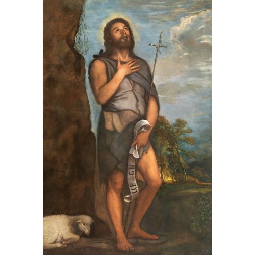 Titian, Saint John The Baptist Titian, Saint John The Baptist