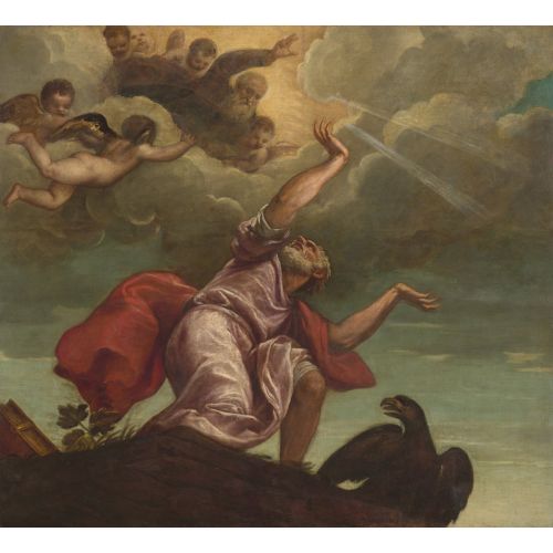 Titian, Saint John The Evangelist On Patmos Titian, Saint John The Evangelist On Patmos