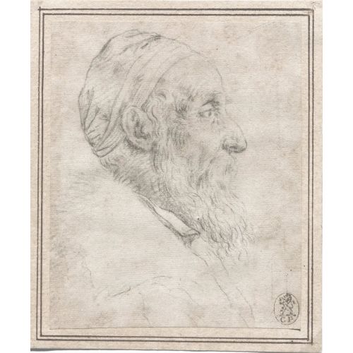 Titian, Otoportre Çizimi Titian, Otoportre Çizimi