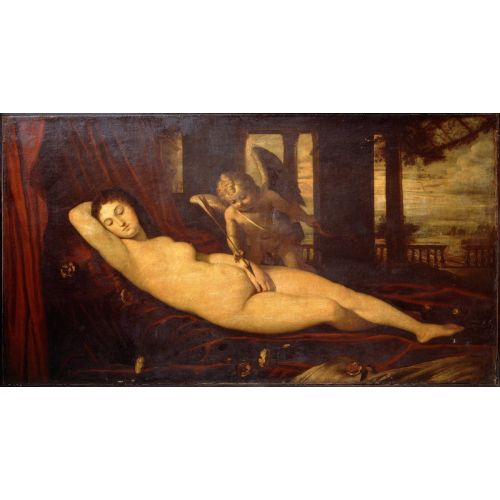 Titian, Uyuyan Venüs Mistik Baskı Tablo Titian, Uyuyan Venüs: Detaylı Bir İncelemeVenüs, Titianın büyüleyici eserinin