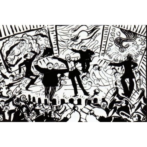 Umberto Boccioni, Milano'da bir Fütürist Akşamı Fütürizm Umberto Boccioni, Milano'da bir Fütürist Akşamı Fütürizm Sanat Akımları