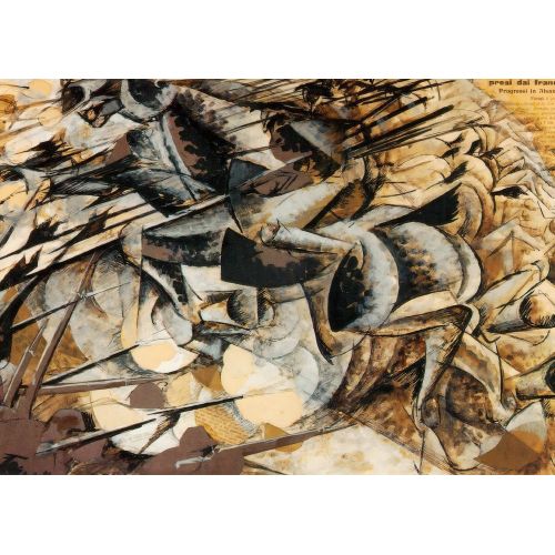 Umberto Boccioni, Charge of the Lancers Futurism Umberto Boccioni, Charge of the Lancers Futurism Art Movements