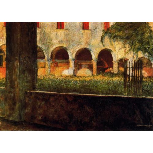 Umberto Boccioni, Cloister of S. Onofrio Futurism Umberto Boccioni, Cloister of S. Onofrio Futurism Art Movements