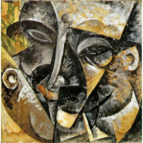 Umberto Boccioni, Bir Erkek Başının Dinamizmi Fütürizm Umberto Boccioni, Bir Erkek Başının Dinamizmi Fütürizm Sanat Akımları