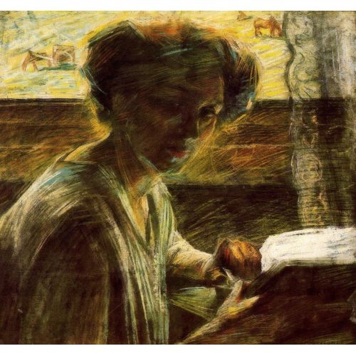 Umberto Boccioni, Genç Bir Kadın Portresi Fütürizm Umberto Boccioni, Genç Bir Kadın Portresi Fütürizm Sanat Akımları
