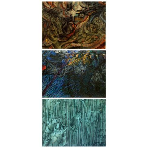 Umberto Boccioni, Ruh Halleri: Vedalar Fütürizm Umberto Boccioni, Ruh Halleri: Vedalar Fütürizm Sanat Akımları