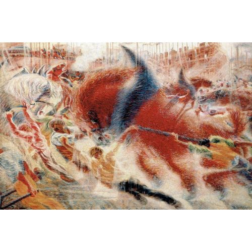 Umberto Boccioni, Şehir Yükseliyor Fütürizm Umberto Boccioni, Şehir Yükseliyor Fütürizm Sanat Akımları