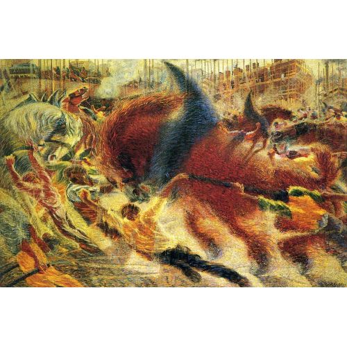 Umberto Boccioni, Şehir Yükseliyor 2 Fütürizm Umberto Boccioni, Şehir Yükseliyor 2 Fütürizm Sanat Akımları