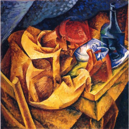 Umberto Boccioni, İçki İçen Adam Fütürizm Umberto Boccioni, İçki İçen Adam Fütürizm Sanat Akımları