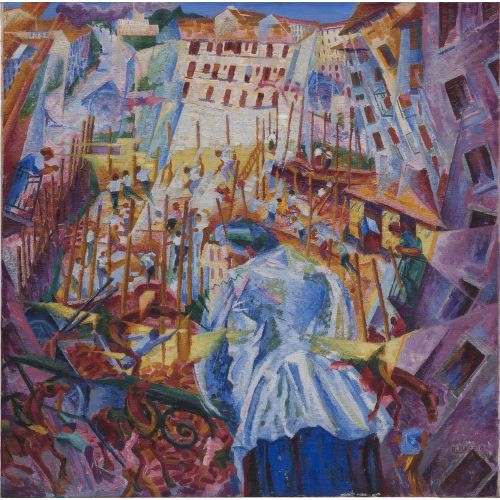 Umberto Boccioni, Sokak Eve Giriyor Fütürizm Umberto Boccioni, Sokak Eve Giriyor Fütürizm Sanat Akımları