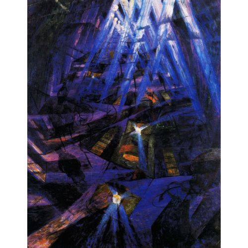 Umberto Boccioni, Bir Sokağın Güçleri Fütürizm Umberto Boccioni, Bir Sokağın Güçleri Fütürizm Sanat Akımları