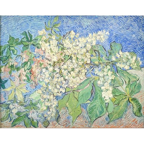 Vincent Van Gogh, Blossoming Chestnut Branches Vincent Van Gogh, Blossoming Chestnut Branches