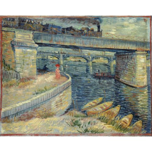 Vincent Van Gogh, Bridges Across The Seine At Asnieres