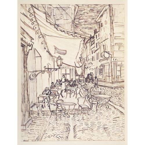 Vincent Van Gogh, Gece Eskiz Cafe Teras