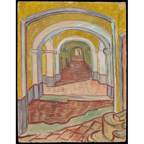 Vincent Van Gogh, Akıl Hastanesinde Koridor