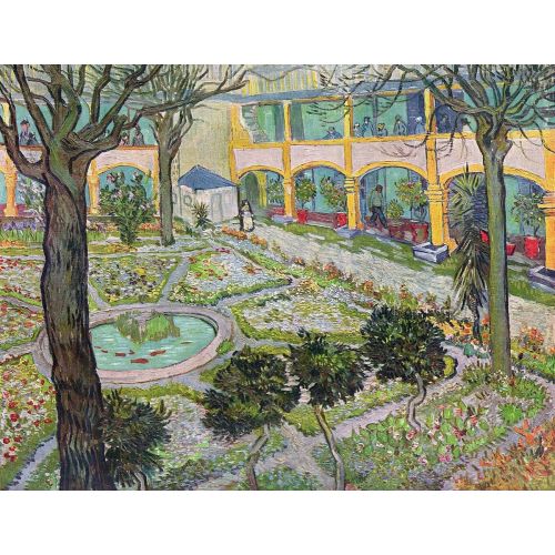 Vincent Van Gogh, Courtyard Of The Hospital At Arles