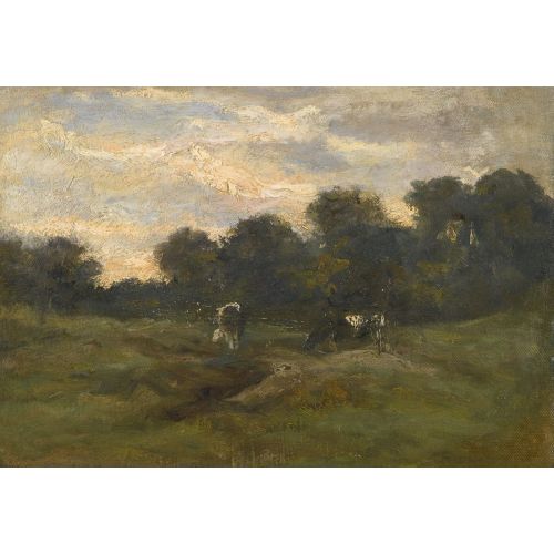 Vincent Van Gogh, Cows In The Meadow