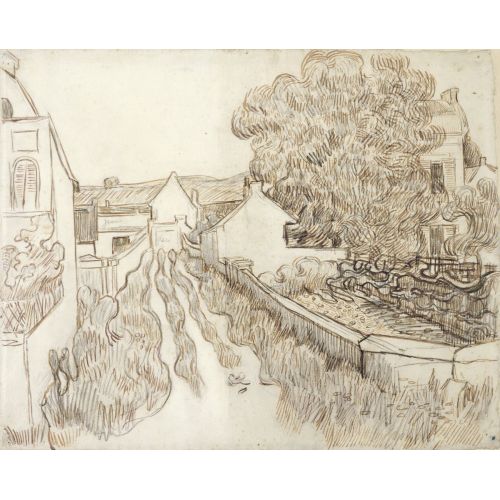 Vincent Van Gogh, Dead Street With Houses