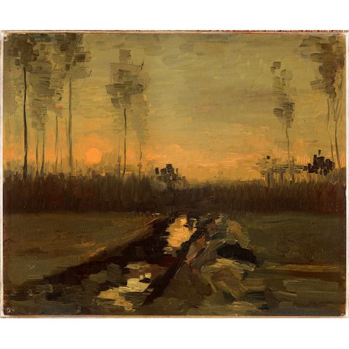 Vincent Van Gogh, Akşam Manzarası