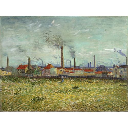 Vincent Van Gogh, Factories At Asnieres Seen From The Quai De Clichy Post Impressionism Vincent Van Gogh, Factories At Asnieres Seen From The Quai De Clichy Post Impressionism Art Movements Vincent van Gogh, Factories