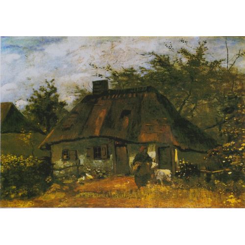 Vincent Van Gogh, Farmhouse In Nuenen Vincent Van Gogh, Farmhouse In Nuenen