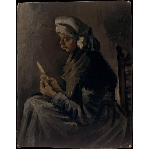 Vincent Van Gogh, Farmer's Wife Peeling Potatoes