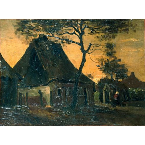 Vincent Van Gogh, Ağaçları İle Çiftlik Evi