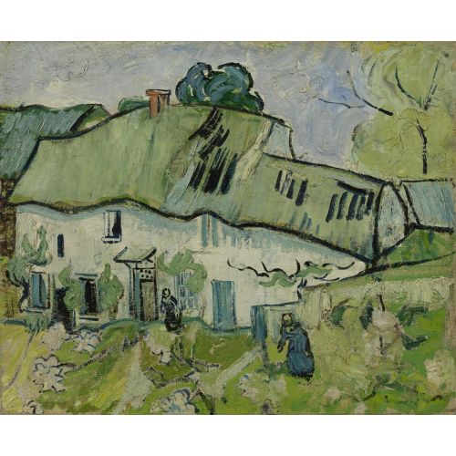 Vincent Van Gogh, Farmhouse With Two Figures
