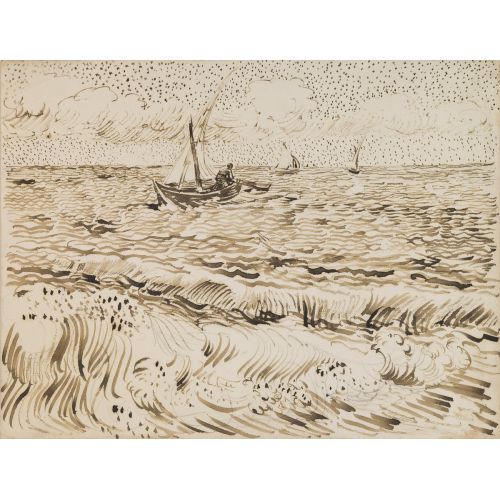Vincent Van Gogh, Saintes Maries De La Mer'de Balıkçı Teknesi